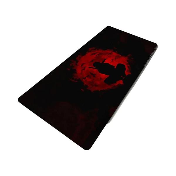 Mousepad Gamer XXL Naruto Itachi Uchiha 900x400 Grande Para Mesa Acessórios De Teclado Anime