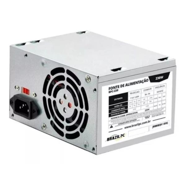 Fonte atx 230w BPC com cabo Fonte atx 230w BPC com cabo