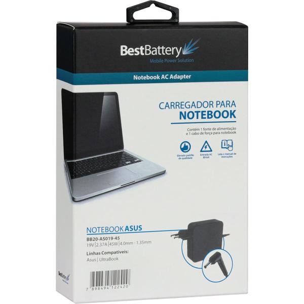 Fonte Carregador para Notebook Asus X541