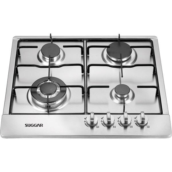 Cooktop 4 Bocas Aço Inox à Gás Suggar FG4134IX Bivolt