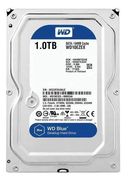 Disco Rigido Hd Interno 1tb Western Digital 3,5 Sata Pc Azul Disco Rigido Hd Interno 1tb Western Digital 3,5 Sata Pc Azul