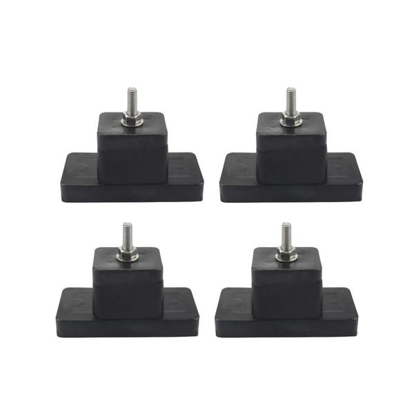 Kit 4 Coxim Pé Calço Podium Suporte Para Ar Condicionado Split