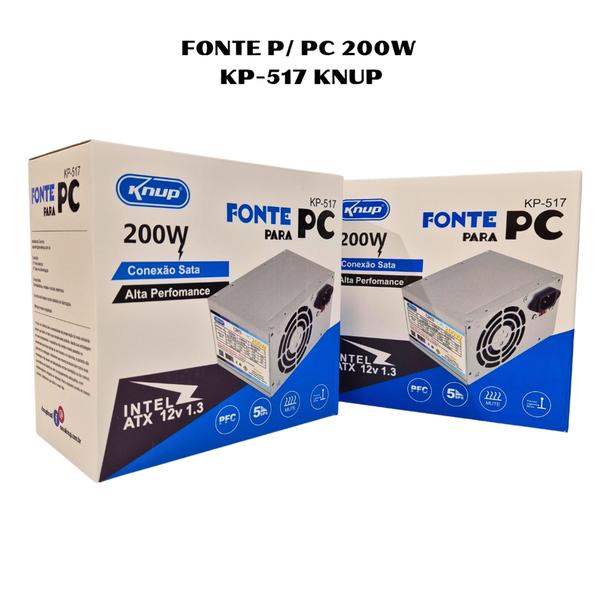 Fonte atx para pc KP-517 KNUP