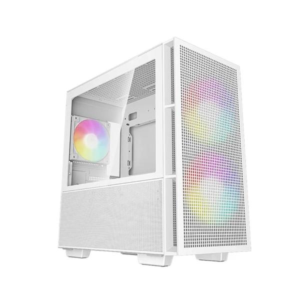 Gabinete Deepcool Ch360 Wh Argb Matx Mid Tower Lateral De Vidro Temperado Usb Tipo C Branco R-ch360-whape3-g-1