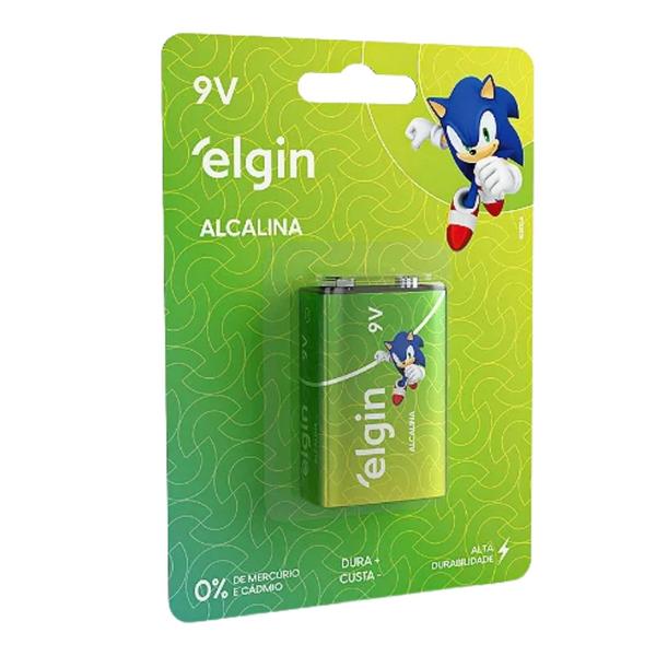 Bateria Alcalina 9v Elgin Cartela 01 Unidade F108