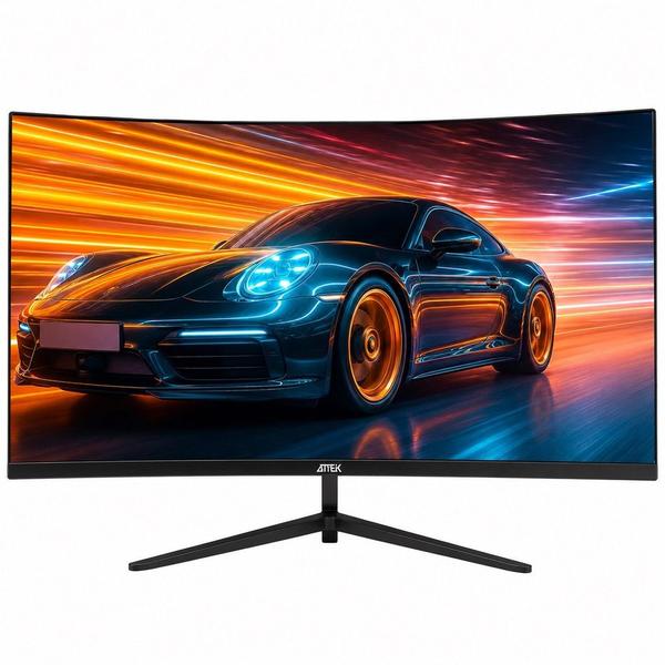 Monitor 27 Polegadas Curvo 1500R Gamer HVA Full HD 180Hz 1ms AMD FreeSync HDMI DisplayPort