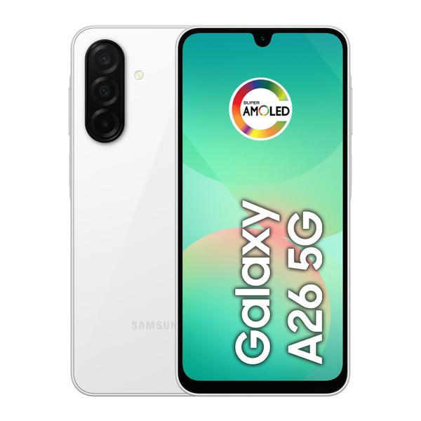 Usado: Galaxy A26 256GB Branco Muito Bom - Trocafy - Samsung Usado: Galaxy A26 256GB Branco Muito Bom - Trocafy - Samsung