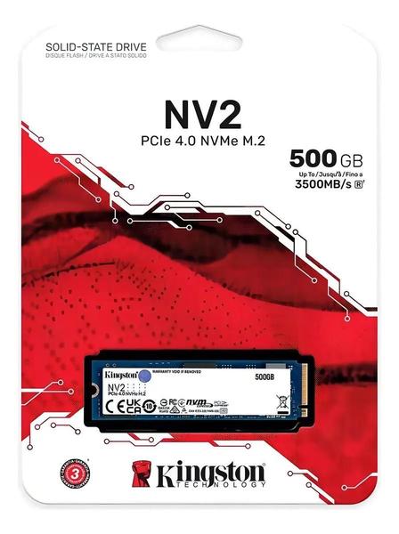 Ssd Nvme Nv2 PCie 4.0 Kingston SNV2S 500G 500GB
