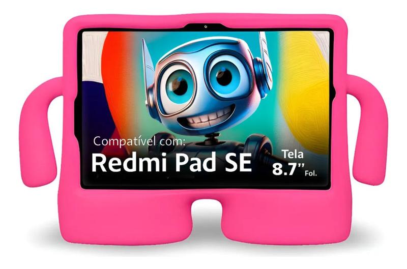 Capa Infantil Para Tablet Xiaomi Redmi Pad Se 8,7 Polegadas