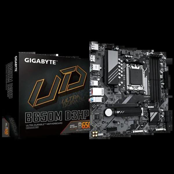 Placa Mãe Gigabyte B650M D3HP AX DDR5 AM5 mATX Black WIFI Placa Mãe Gigabyte B650M D3HP AX DDR5 AM5 mATX Black WIFI