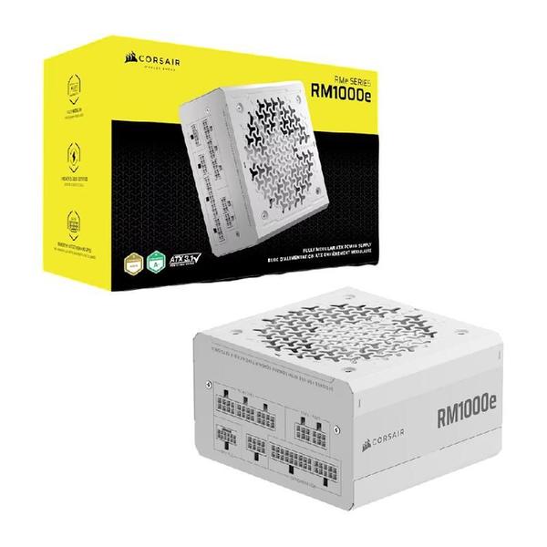 Fonte Atx Corsair Atx 1000Wts Rme 80 Plus Gold Pcie 5.1 White N Cp-9020294-Br