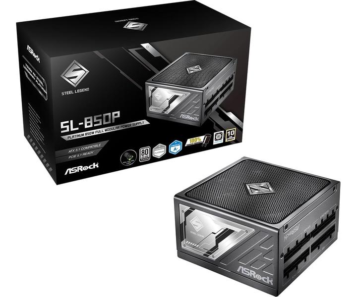 Fonte de Alimentação ASRock SL-850P 850W 80 Plus Platinum Modular
