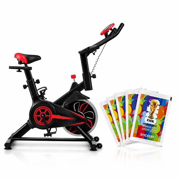 Bicicleta Ergométrica Spinning 6 kg Com Roda Inércia