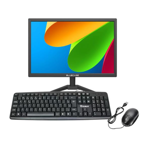 Monitor 19" polegadas led bm19k4hvw + teclado com fio sumay + mouse com fio Monitor 19" polegadas led bm19k4hvw + teclado com fio sumay + mouse com fio