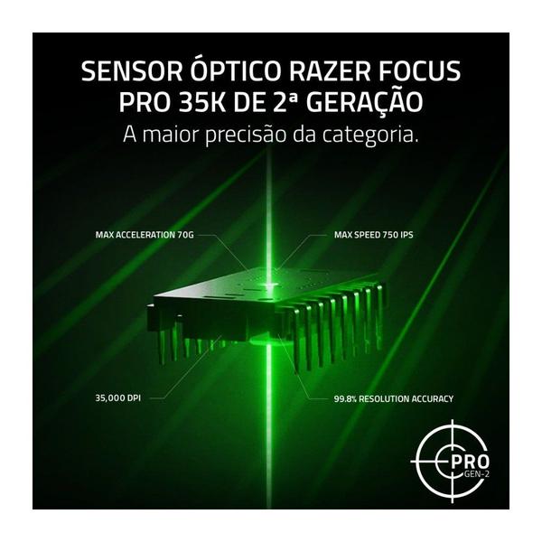 Mouse Gamer Sem Fio Razer Viper V3 Pro SE, 35000 DPI, Ultra-Leve, Edição Especial, Preto - RZ01-04550100