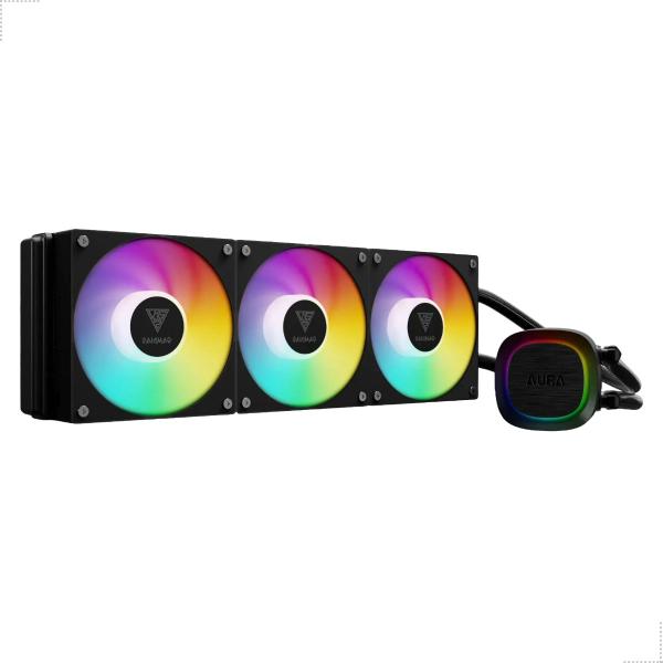 Water Cooler Gamdias Aura GL 360 V2 360mm Preto Intel/AMD