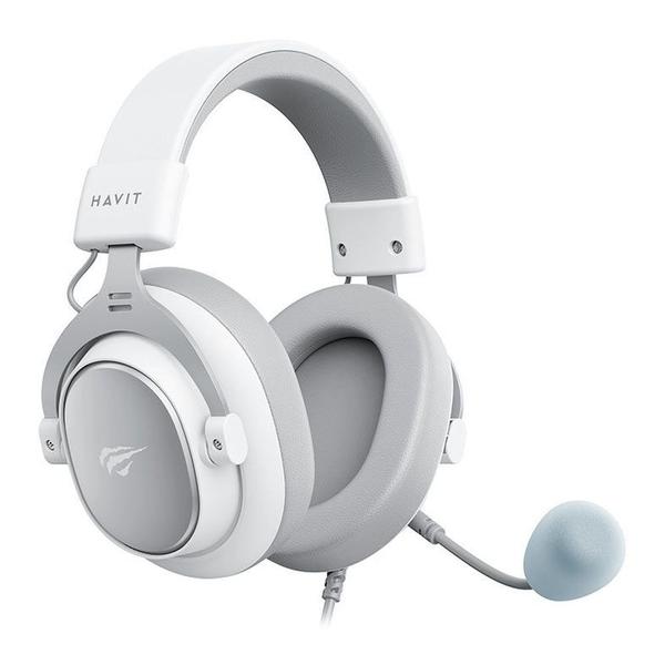 Headset Gamer Havit H2015SE, 3.5mm, Drivers 53mm, Branco