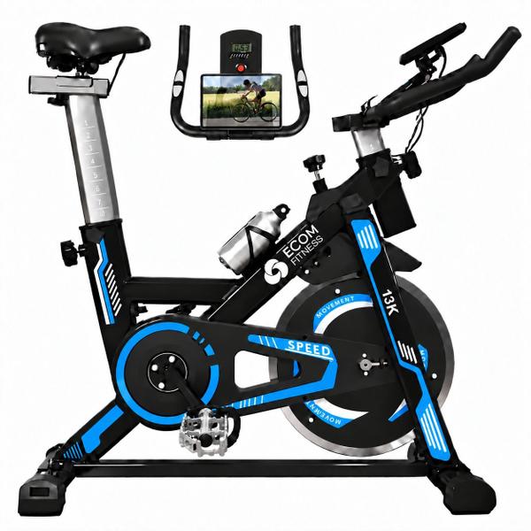 Bicicleta Ergométrica Spinning Speed Ecom Fitness Inércia 13kg Suporta 150kg Profissional
