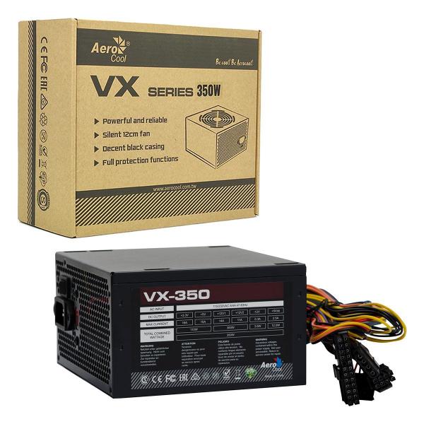 Fonte Aerocool VX350, 350W, Bivolt Chaveado