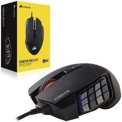 Mouse Corsair Scimitar Elite RGB MOBA/MMO - Preto (CH-9304211-NA)