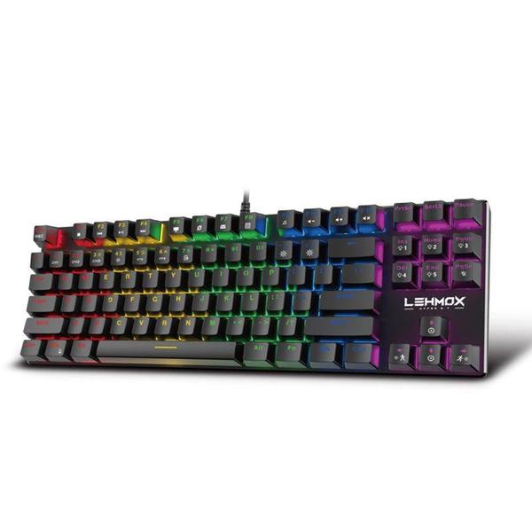 Teclado Mecânico Gamer RGB Lehmox LEY-2080 ABNT2