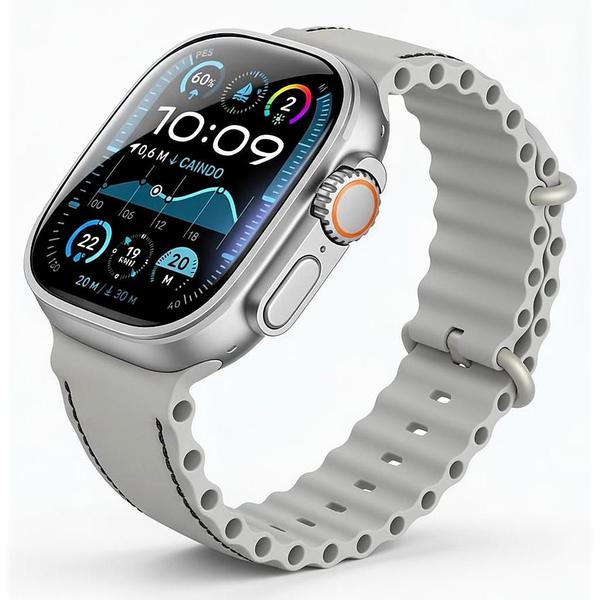 Smartwatch Microwear Series U4 Ultra Relógio Inteligente Bluetooth Prata Tela Touch Smartwatch Microwear Series U4 Ultra Relógio Inteligente Bluetooth Prata Tela Touch