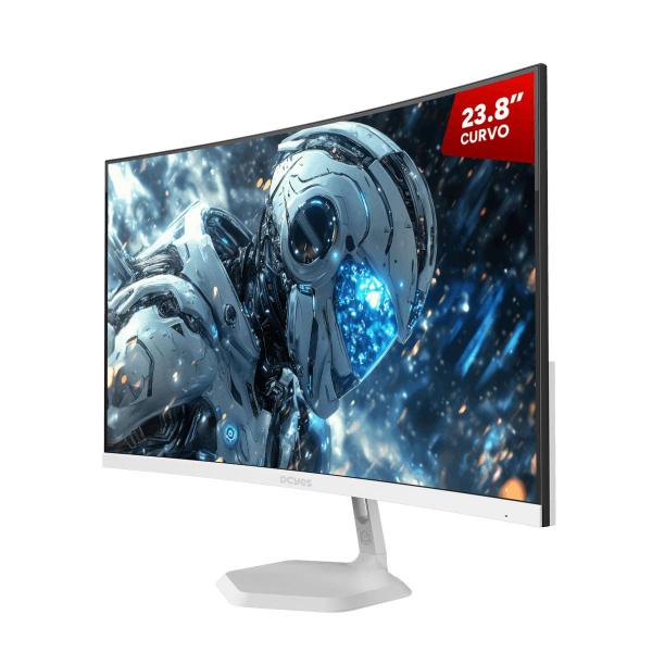 Monitor Gamer PCYES O-CREED O23C 23.8" Curvo FHD VA 180HZ 1MS HDMI/DP Freesync White GHOST PMGO23C180WG