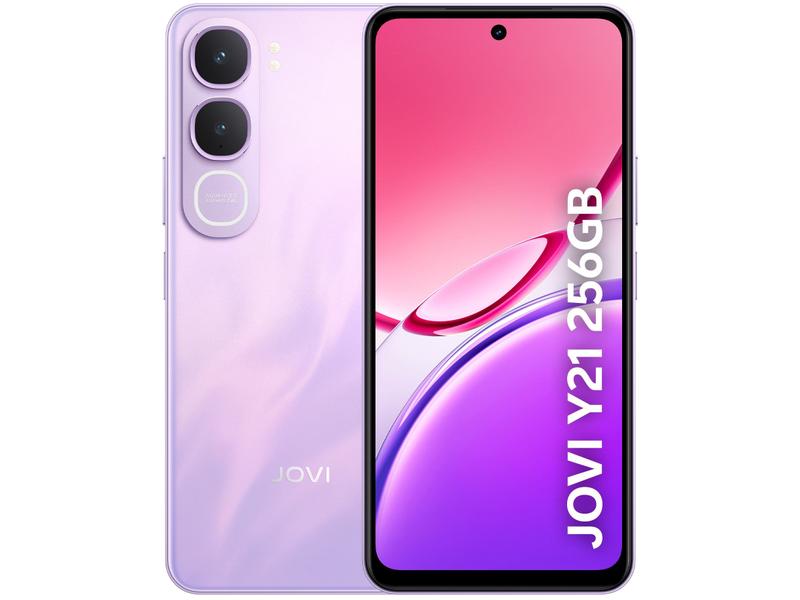 Smartphone Jovi Y21 256GB 4GB RAM Lilás 6,68" Câm 50MP + Selfie 5MP Smartphone Jovi Y21 256GB 4GB RAM Lilás 6,68" Câm 50MP + Selfie 5MP