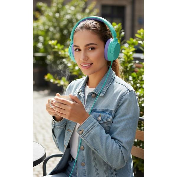 Headset Gamer Ciano Imersivo Com Microfone Removível