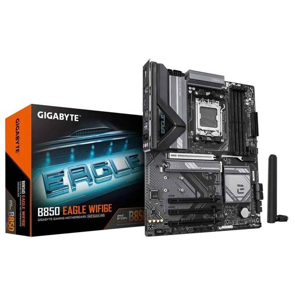 Placa Mãe Gigabyte B850 EAGLE WIFI6E AM5 4xDDR5 Chipset B850 ATX