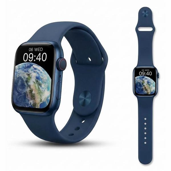 Smartwatch Relógio Inteligente Microwear W59 Pro Azul Bluetooth Monitoramento Esportivo