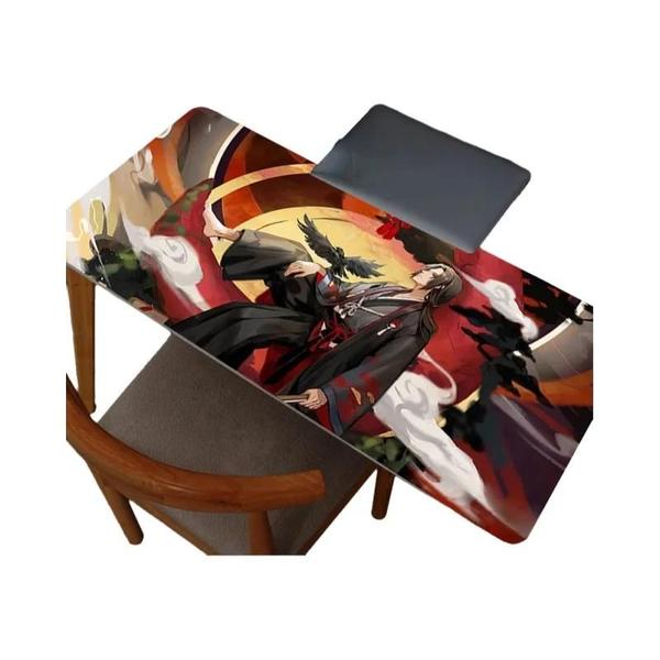 Mousepad Gamer XXL Naruto Itachi Uchiha 900x400 Grande Para Mesa Acessórios De Teclado Anime