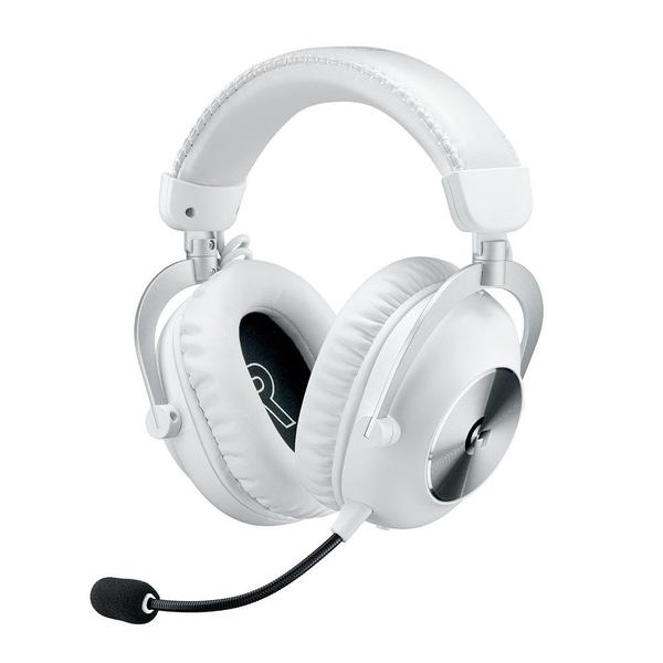 Headset Gamer Sem Fio Logitech G Pro X 2 Lightspeed, Driver 50mm, Bluetooth, USB e 3.5mm, para PC, Playstation e Switch, Branco - 981-001268
