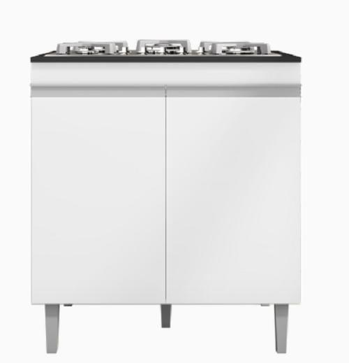 Balcão Para Cooktop De 4 Ou 5 Bocas Andreia Branco