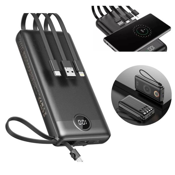 Carregador Portátil Power Bank Turbo 10000mah Com Display
