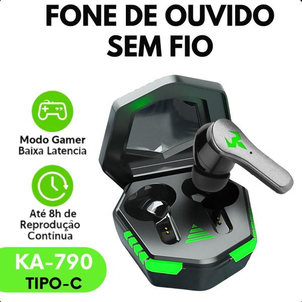 Fone Bluetooth Gamer com LED Personalizável Fone Bluetooth Gamer com LED Personalizável