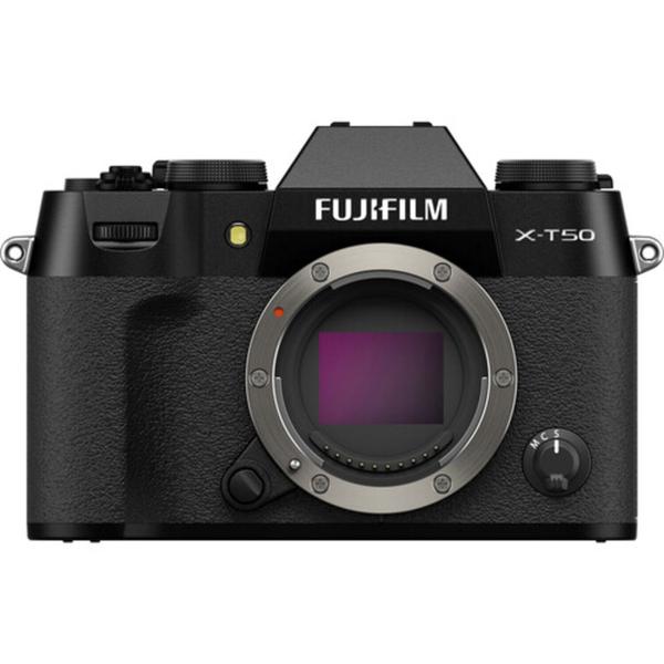 Câmera fujifilm x-t50 mirrorless (corpo) preta
