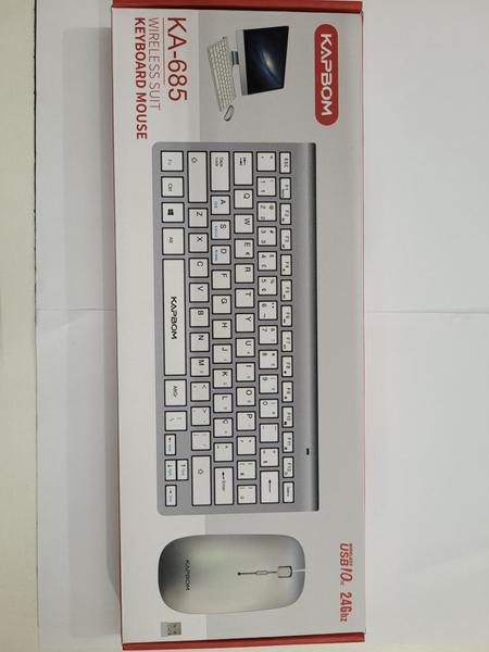 Kit teclado e mouse sem fio