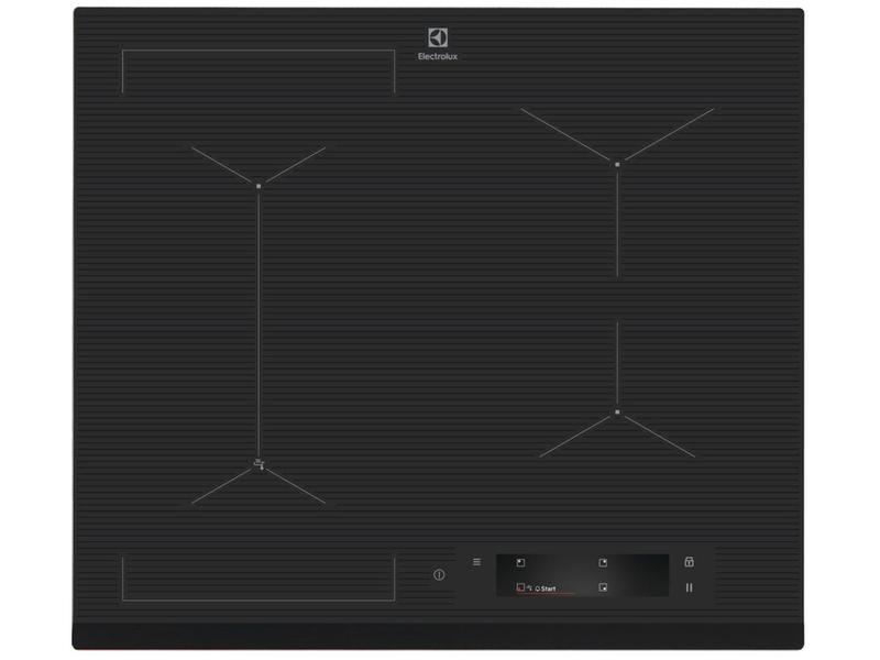 Cooktop 4 Bocas Indução Electrolux Mesa de Vidro Preto Touch