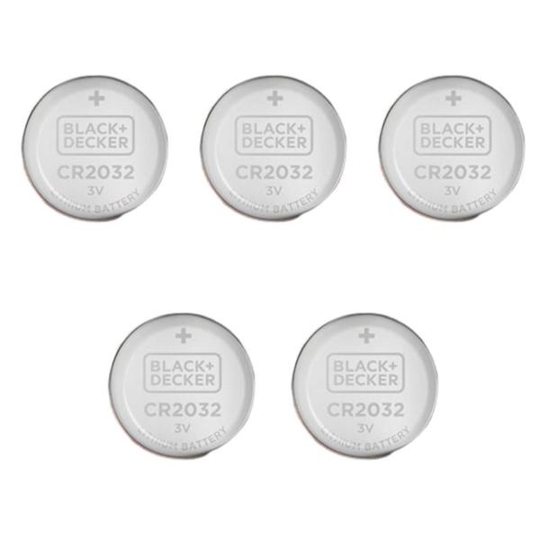 Blister 5x Baterias Ultra Lithium 3V CR2032 Unidade BDBT-2032-05 Black Decker Blister 5x Baterias Ultra Lithium 3V CR2032 Unidade BDBT-2032-05 Black Decker