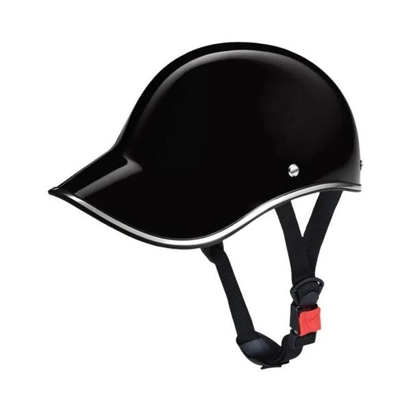 Capacete Unissex Adulto Clássico Para Moto, Scooter E Bicicleta Elétrica