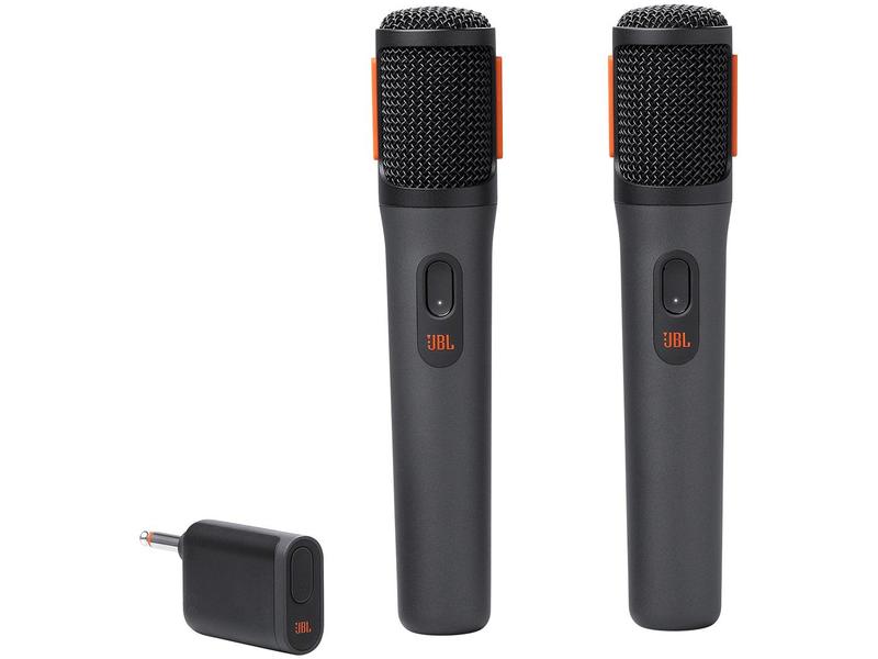 Microfone Sem Fio Jbl Profissional Duplo Dinâmico Cor Preto Microfone Sem Fio Jbl Profissional Duplo Dinâmico Cor Preto