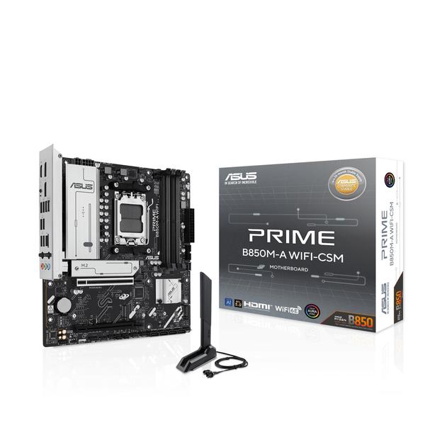 Placa-mãe ASUS Prime B850M-A WiFi-CSM AMD AM5 B850 mATX