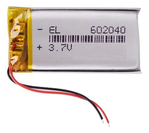 (2 Peças) Bateria 3,7v 400mah 6mm X 20mm X 40mm 602040 -