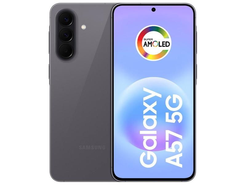 Galaxy A57 5G (256GB) - Cinza + Galaxy Watch8 BT 40mm - Grafite