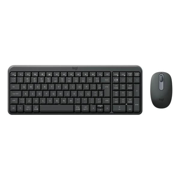 Kit Teclado E Mouse Sem Fio Logitech Mk250 Preto