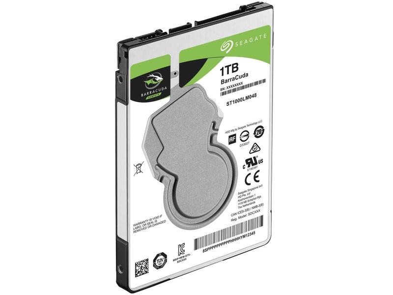 HD Notebook 1TB Seagate BarraCuda SATA 2,5 - 5400 RPM ST1000LM048