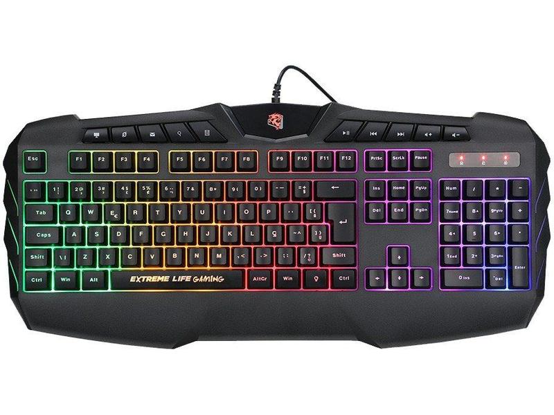 Teclado Gamer T-Dagger Tanker RGB / US - T-TGK202 Teclado Gamer T-Dagger Tanker RGB / US - T-TGK202