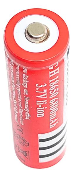 1 Bateria 18650 6800mAh 3.7V Kit 1 unidade Recarregável Potente Lanterna Controle Remoto-Envio Rápid