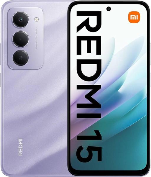 Redmi 15 6/128GB Global Roxo/Lilás, Tela 144Hz - Xiaomi